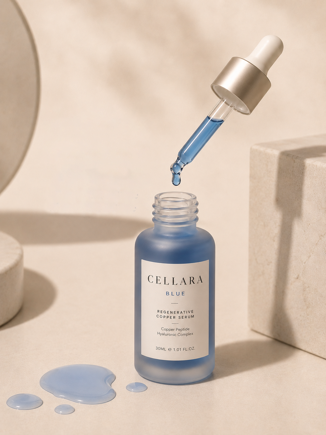 Cellara Blue Copper Peptide Serum